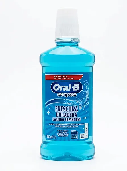 Στοματικό Διάλυμα Oral-B Complete Cool Mint (Χωρίς Αλκοόλ) - 500ml